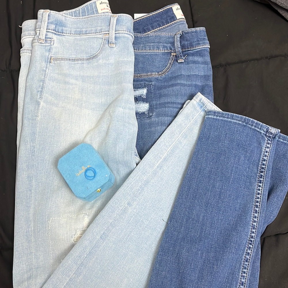 2 Abercrombie Kids Jean-Leggings